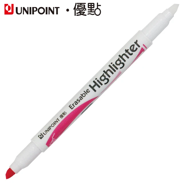 UNIPOINT優點 732TE 可擦拭螢光筆 粉紅(7入1包)