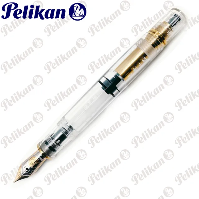 【Pelikan】百利金 限量 2020 M800透明中文示範筆(送原廠4001大瓶裝墨水)