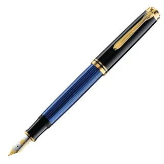 【Pelikan】百利金 M600 藍色鋼筆(送原廠4001大瓶裝墨水)