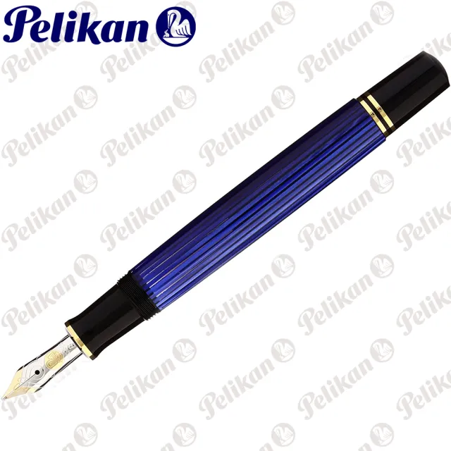【Pelikan】百利金 M600 藍色鋼筆(送原廠4001大瓶裝墨水)