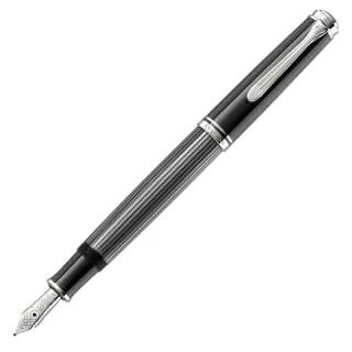 【Pelikan】百利金 M605 煤灰條鋼筆(送原廠4001大瓶裝墨水)