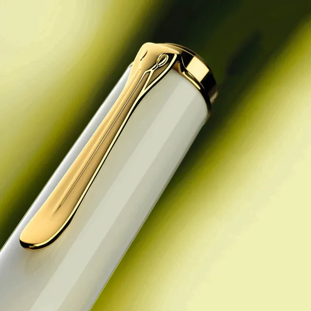 【Pelikan】百利金 M401 限量白玳瑁鋼筆(送原廠4001大瓶裝墨水)