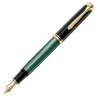 【Pelikan】百利金 M800 綠色鋼筆(送原廠4001大瓶裝墨水)