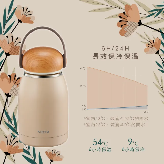 【KINYO】不鏽鋼隨行保溫杯 320ml(KIM-31)