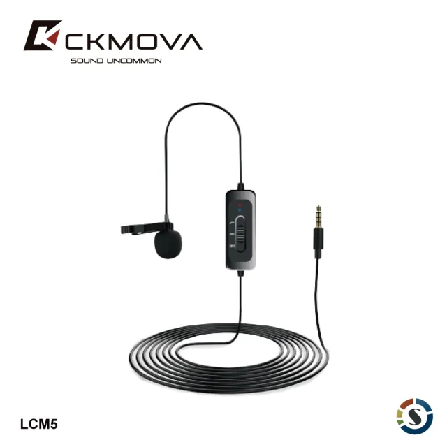 【CKMOVA麥克風】LCM5 全向電容式領夾式麥克風 3.5mm(勝興公司貨)