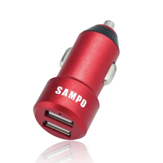 【SAMPO 聲寶】USB 3.4A金屬機身車充(DQ-U1704CL)