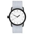【TID Watches】No.1 White 白x淡藍/40mm(TID-W200-MN)