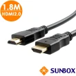 【SUNBOX 慧光】HDMI2.0公對公4K2K 1.8米HDMI線(1.8M HDMI 19MM)