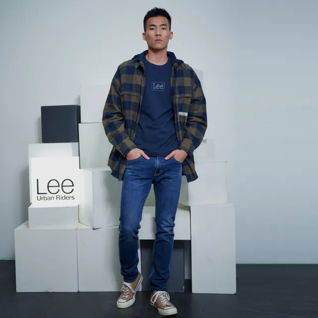 【Lee】出清品-男裝 牛仔褲 / 706 低腰合身窄管 深藍洗水 / Urban Riders / 四面彈 系列(LL20004198Y)