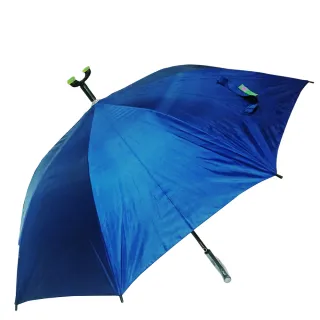 360度三點大腳座防滑拐杖雨傘(多色可選/台灣專利款/登山/自動傘)