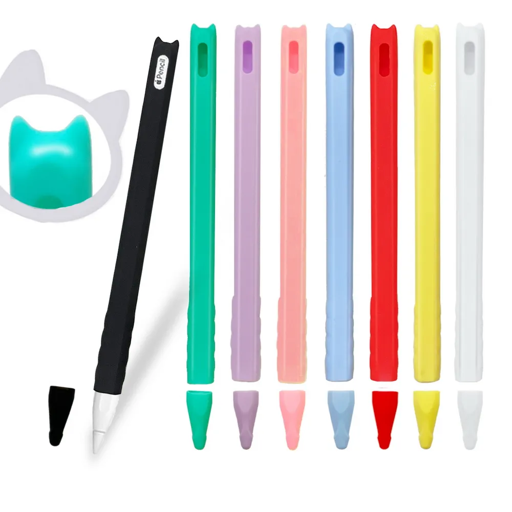 【ZIYA】Apple Pencil2 精緻液態成型矽膠保護套(萌貓款)