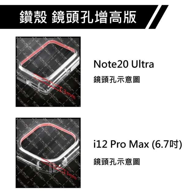 【KnowStar】APPLE iPhone 12 Pro Max 6.7吋 奧地利彩鑽防摔手機殼-守護者(鏡頭孔增高版)