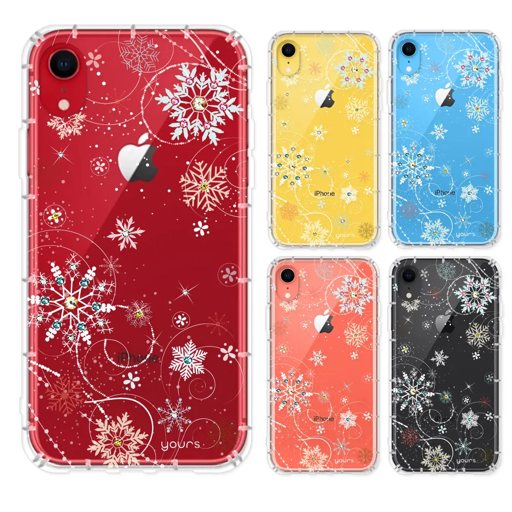 【YOURS】APPLE iPhone XR 奧地利彩鑽防摔手機殼-雪戀