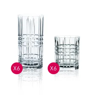 【Nachtmann】高地派對12件組(威士忌x6+果汁杯x6)