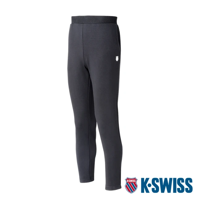 K-SWISS 運動長褲 Slim Fit Logo Pants-男-黑(104655-008)