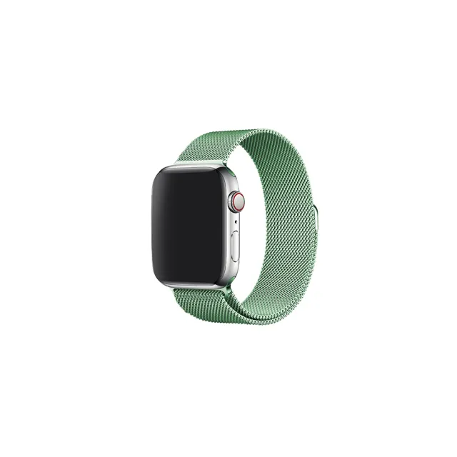 【YOMIX 優迷】Apple watch Ultra2/10/9/8/7/SE2/6/SE/5/4/3專用米蘭尼斯金屬錶帶(10色任選)