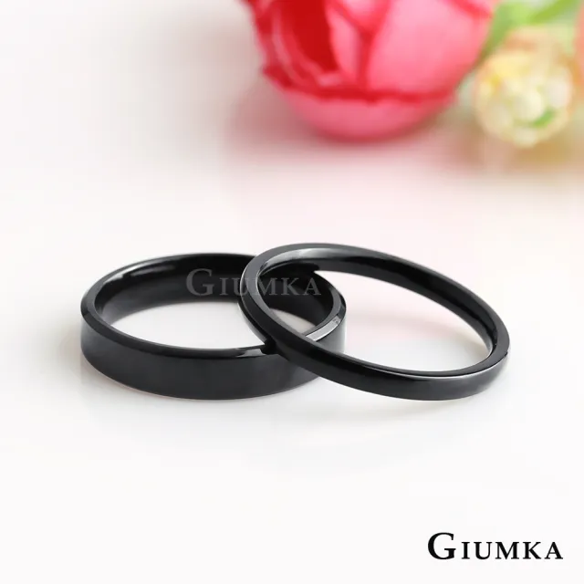 【GIUMKA】黑色幽默．戒指．亮面款(情人節禮物)