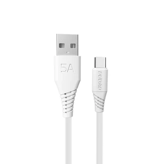 【DUDAO】L2 Micro USB 100cm 白色(5A 快充 傳輸線)