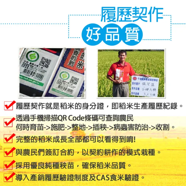 【三好米】履歷七葉蘭香米1.5Kg(一等米)(中元 普渡 拜拜)