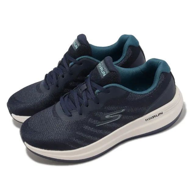 【SKECHERS】慢跑鞋 Go Run Pulse 2.0 女鞋 深藍 輕量 固特異 瑜珈鞋墊 路跑 運動鞋(129106-NVBL)