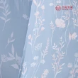 【合隆羽藏】100% 60支長絨棉印花床包四件組-雙人(薇雅藍 原價 $ 6340)