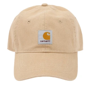 【carhartt】品牌LOGO 棒球帽-卡其色(ONE SIZE)