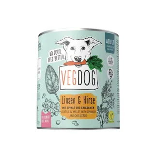 【VEGDOG 德國蔬狗】蔬食冠軍犬罐-成犬配方400g 2入組(狗罐 全齡犬 素食 低敏 無麩質 全齡適用)