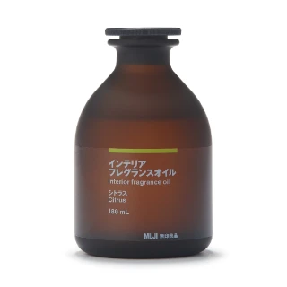 【MUJI 無印良品】空間芬香油/180ml.柑橘+專用藤枝/180ml用.6入