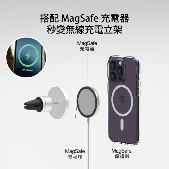 【Just Mobile】AluDisc Go 鋁合金萬向磁吸車架 -支援MagSafe(車用手機架)
