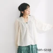 【non-stop】浪漫透膚蕾絲襯衫-2色