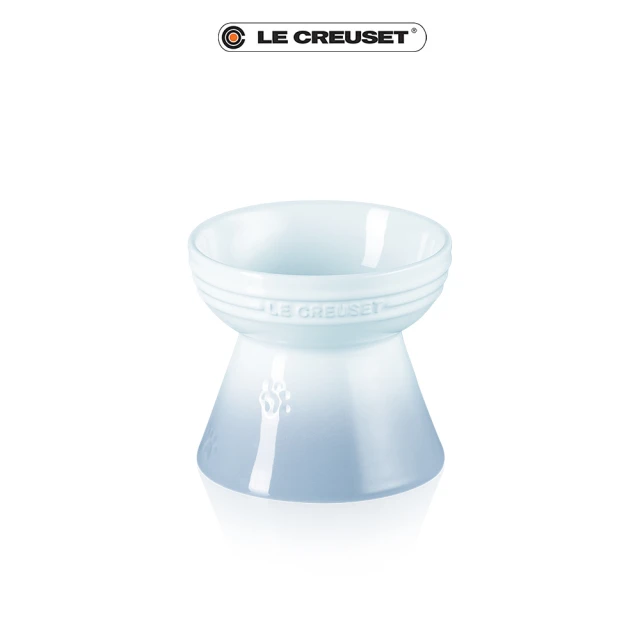 Le CreusetLe Creuset 瓷器寵物高腳碗-福利品(海岸藍)