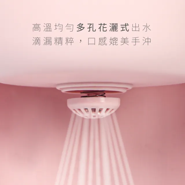 【KINYO】馬卡龍美式滴漏式咖啡機 濃香4杯(CMH-7530)