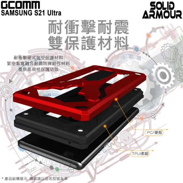 【GCOMM】三星 S21 Ultra 防摔盔甲保護殼 Solid Armour(三星 S21 Ultra)