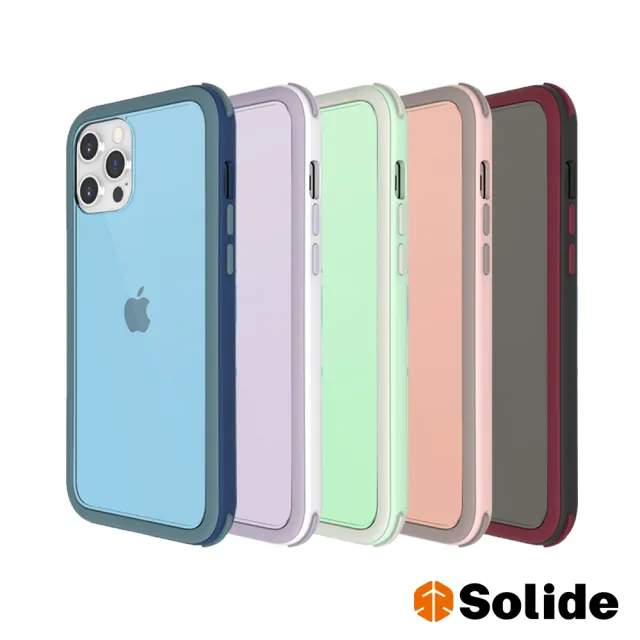 【Solide 索力得】iPhone 12 Pro Max 維納斯玩色 軍規抗菌防摔手機殼