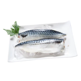 【鮮綠生活】霸王級挪威巨大薄鹽鯖魚(無紙板淨重185g±10%/包 共20包)