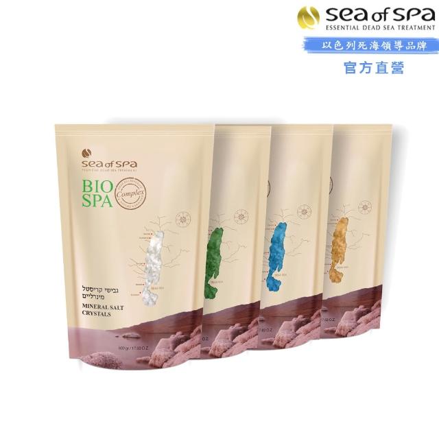【SEA OF SPA】玫瑰油礦物鹽 500g – 紅包(以色列死海海泥海鹽)