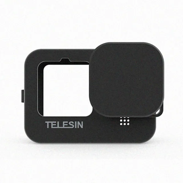 【TELESIN】矽膠保護套+鏡頭蓋(HERO9/HERO10 專用)