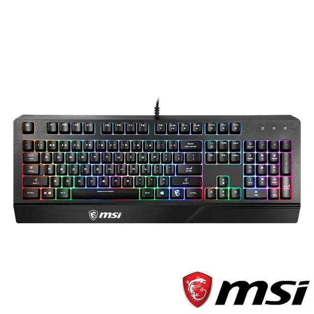 【MSI 微星】Vigor GK20 防潑水電競鍵盤
