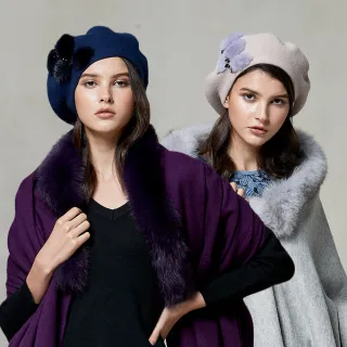 【MON’S】兔絨水貂造型帽