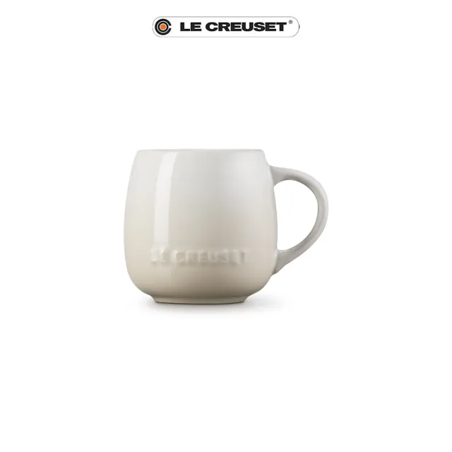 【Le Creuset】瓷器花蕾系列馬克杯320ml(蛋白霜)