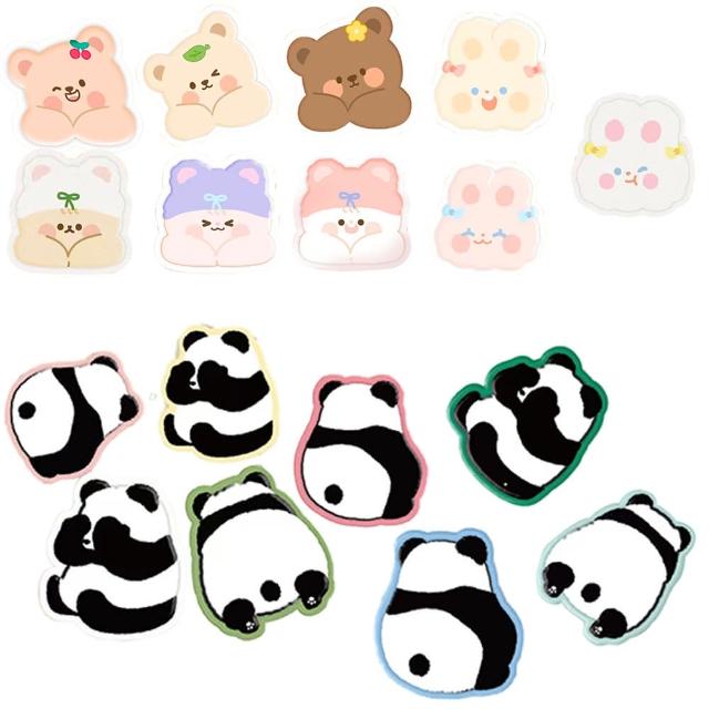 【樂邦】可愛動物暖貼暖暖包/單款隨機樣式(40入 熊貓 熊兔 胖達)