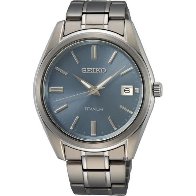 【SEIKO 精工】CS 經典簡約鈦金屬腕錶(6N52-00B0B SUR371P1) 七夕 送禮自用