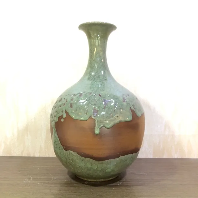 【創藝工坊】青瓷冰裂擋瓶(生活陶 瓷器 青瓷冰裂 極致藝品 擋瓶)