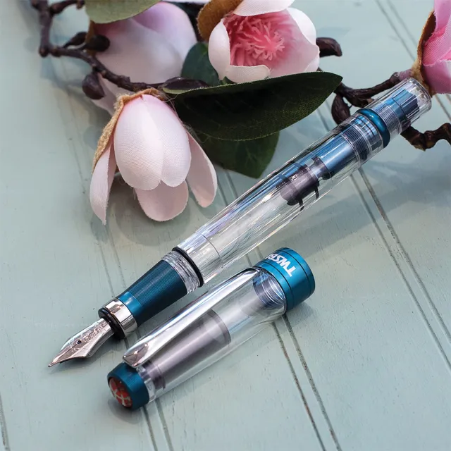 【臺灣 TWSBI 三文堂】鑽石580AL 溫莎藍 活塞鋼筆(陽極處理)