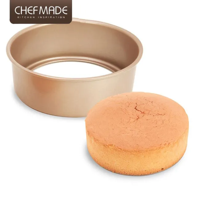 【美國Chefmade】6吋活底 不沾蛋糕模-平底款(CM022)