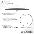 【iINDOORS】Loft 簡約設計時鐘(竹木色塊 43cm)