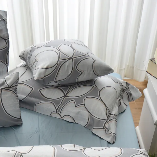 【Cozy inn】花趣-200織精梳棉-枕頭套(2入)