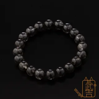 【Woogie武吉珠寶】能量加倍極密黑髮晶手珠(8-9mm)