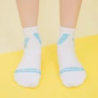 【3-o’clock】電電糖膠帶短筒棉襪(白)