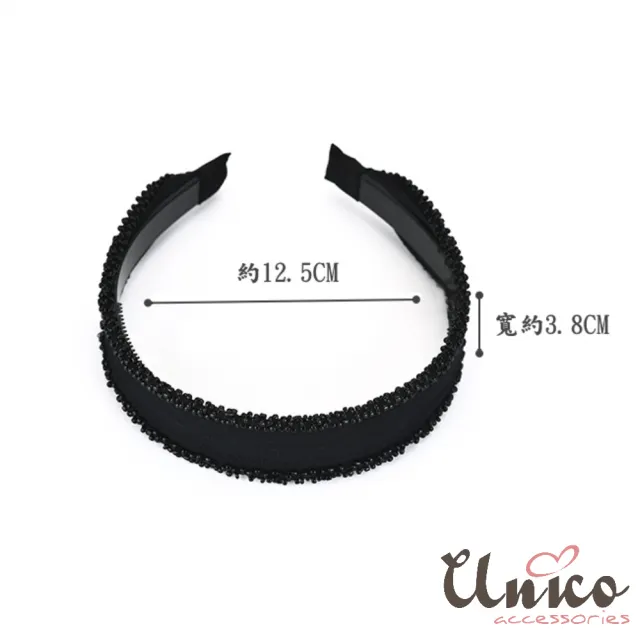 【UNICO】名媛小香風氣質百搭髮箍-2款可選(聖誕/髮飾)